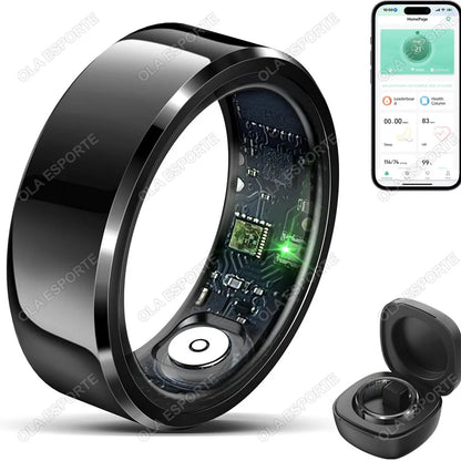 AURELIA Smart Ring – Schlaf-, Aktivitäts- & Fitness-Tracking | Blutdruck & Sauerstoff