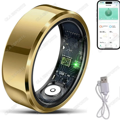 AURELIA Smart Ring – Schlaf-, Aktivitäts- & Fitness-Tracking | Blutdruck & Sauerstoff