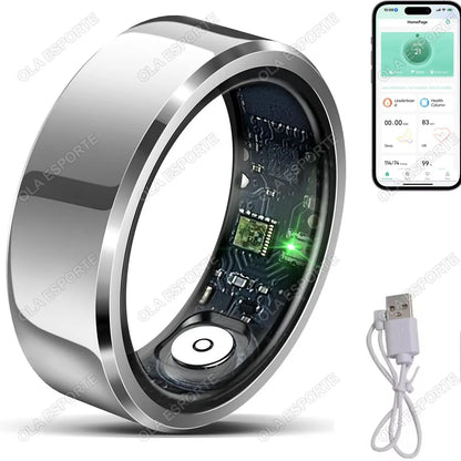 AURELIA Smart Ring – Schlaf-, Aktivitäts- & Fitness-Tracking | Blutdruck & Sauerstoff